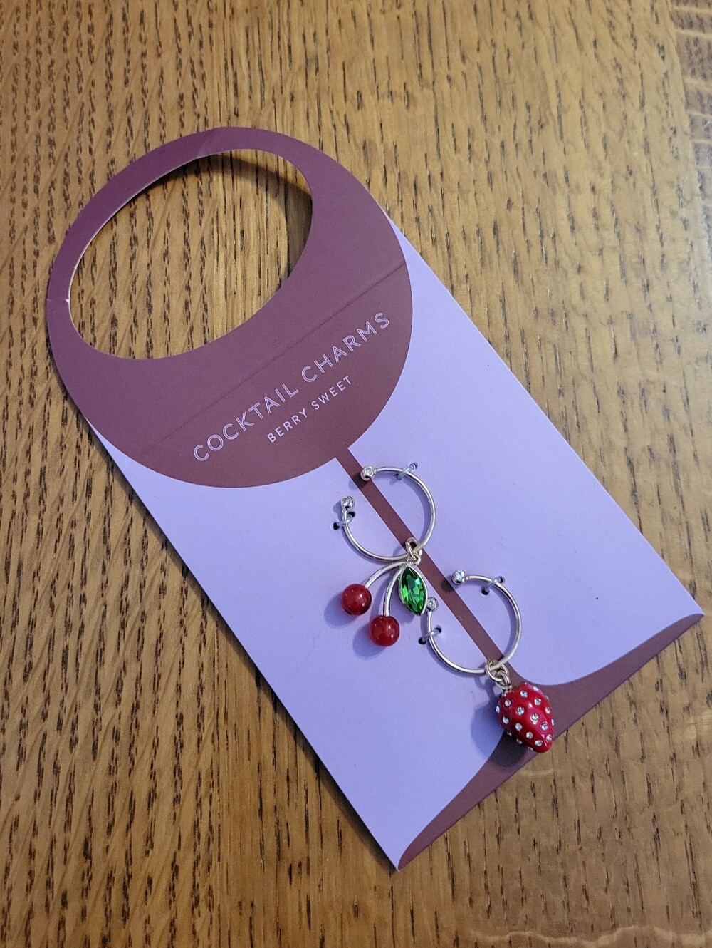 Anhropologie Cocktail Charms - set of 2 - Berry Sweet - Picture 6 of 9